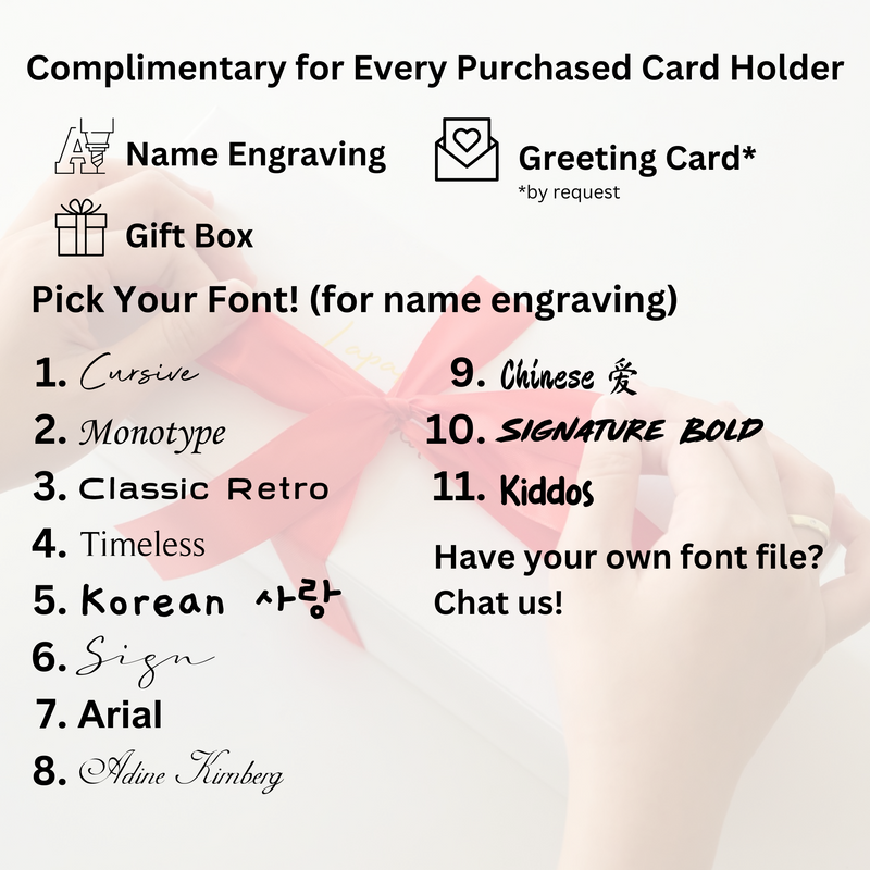 Pocket Card Holder in Black