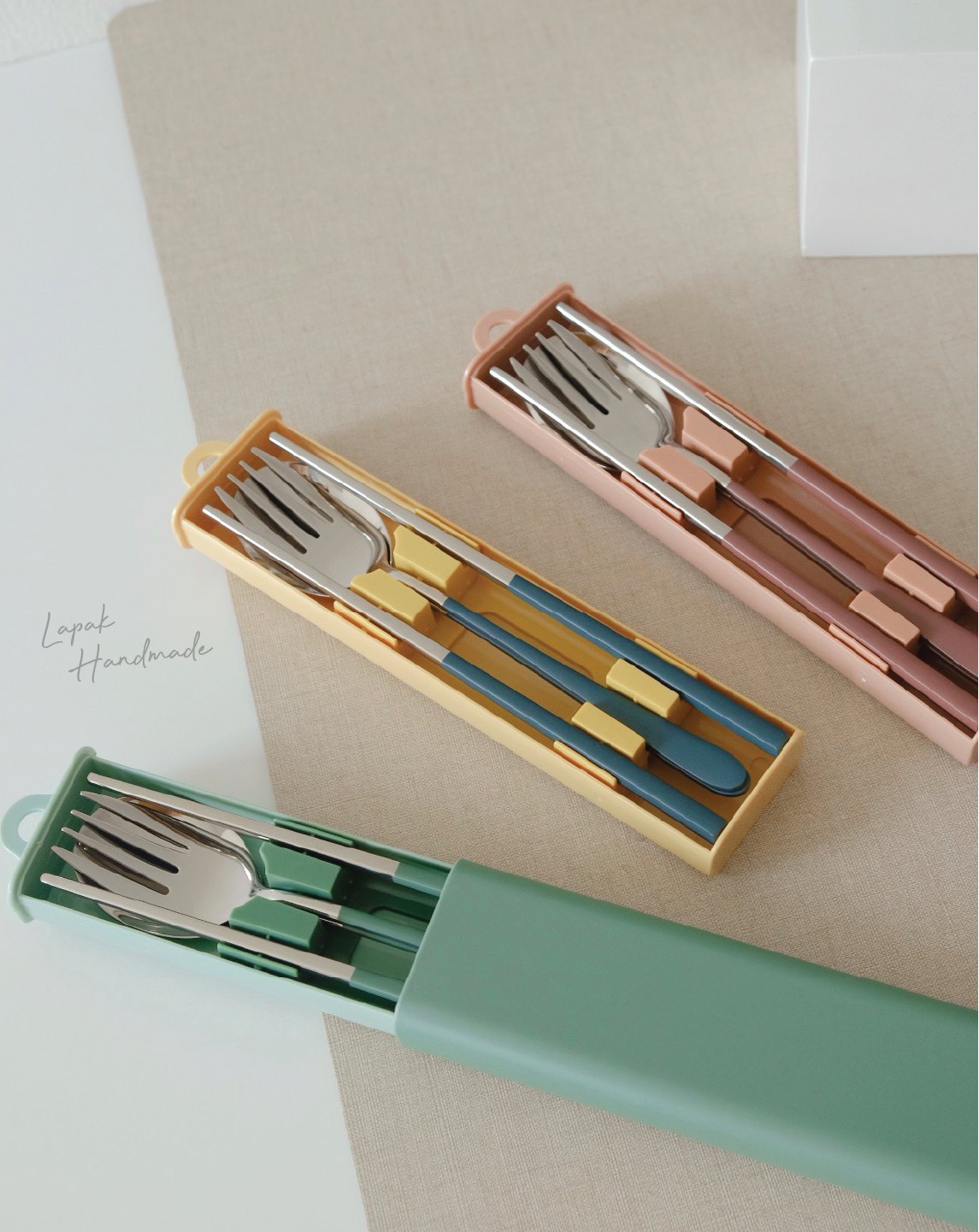 Haru Cutlery Set in Blue Yellow