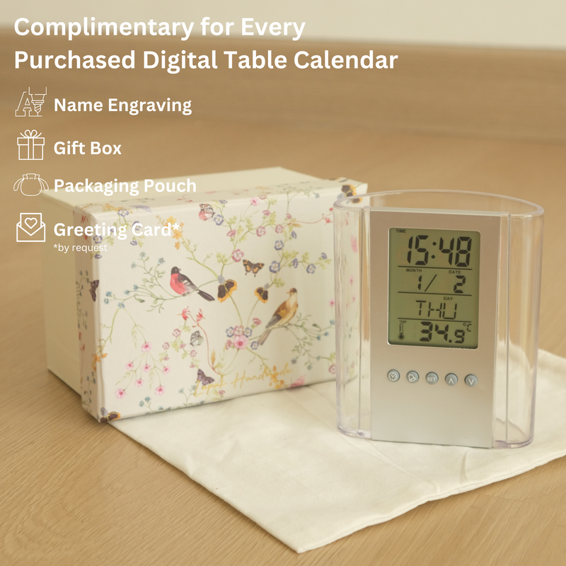 Digital Table Calendar