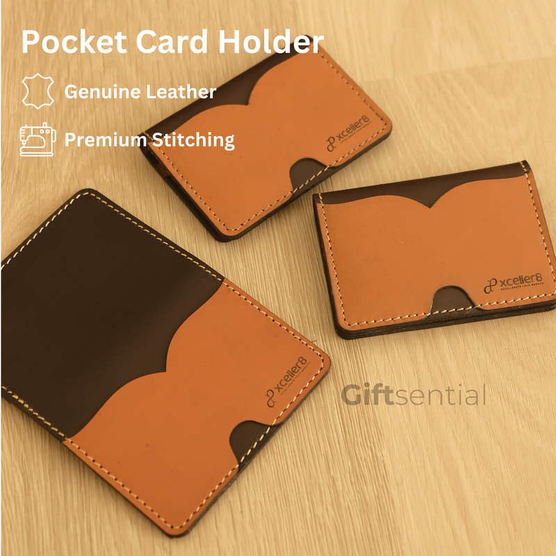 Pocket Card Holder in Black