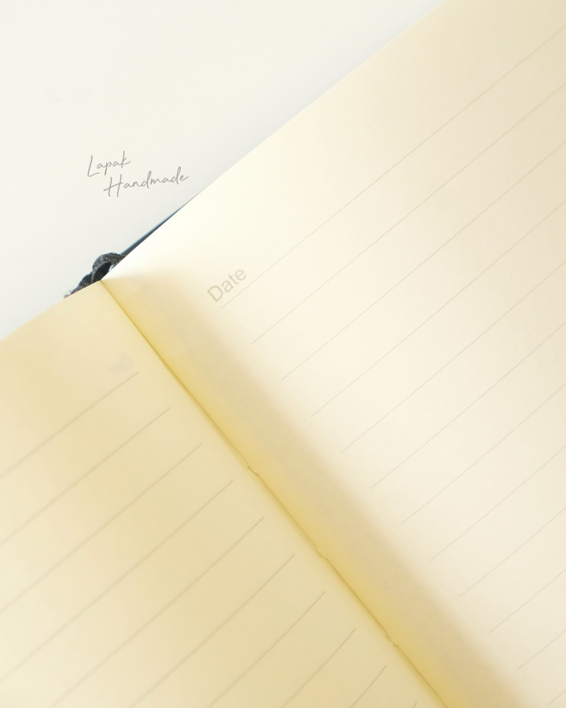 Leather Cover Notebook in Black