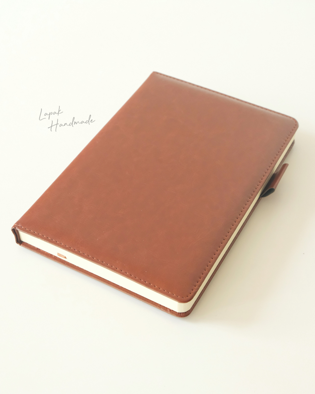 Leather Cover Notebook in Brown