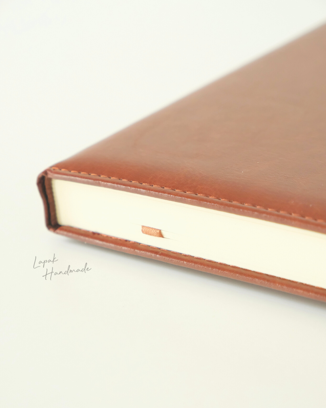 Leather Cover Notebook in Brown