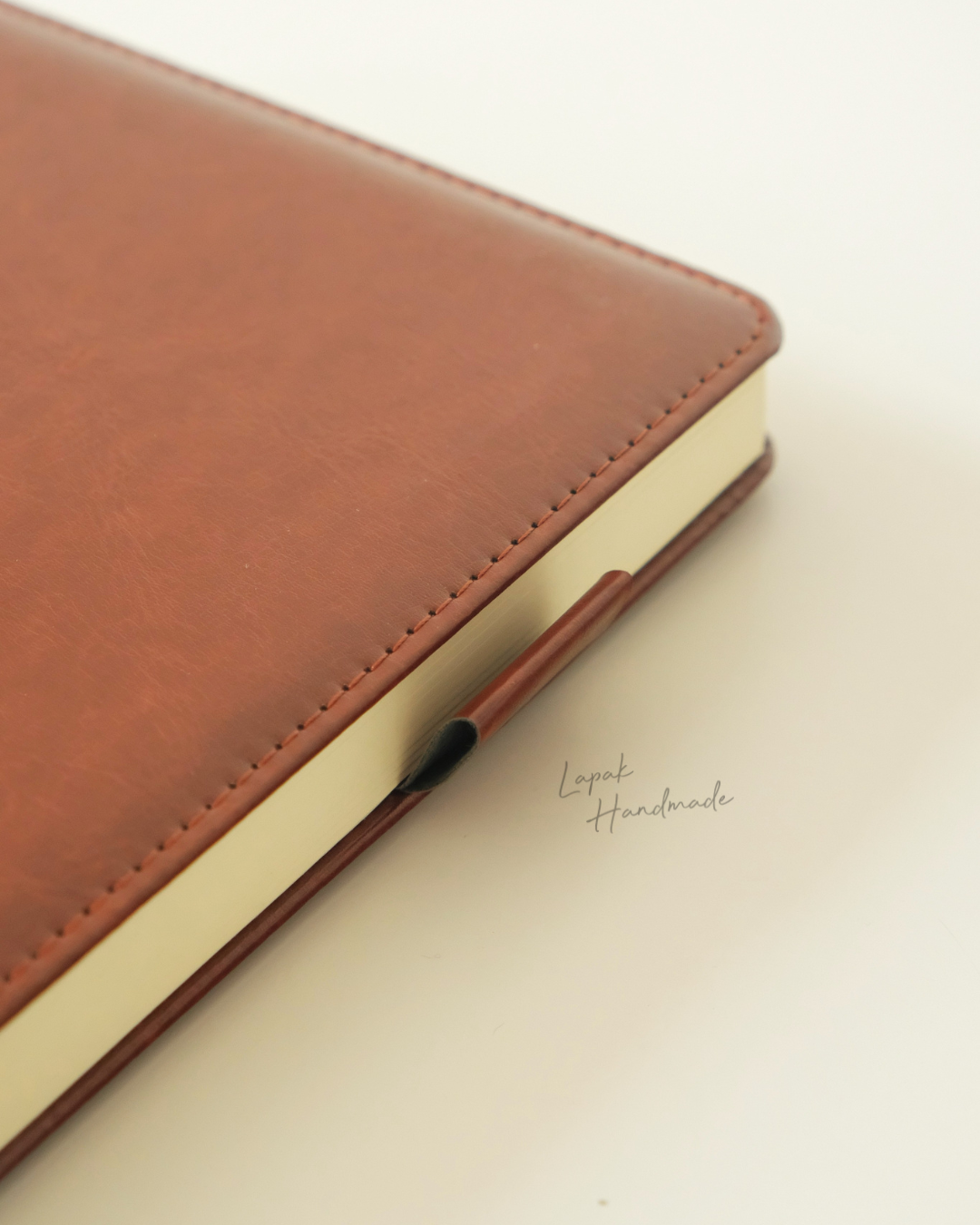 Leather Cover Notebook in Brown