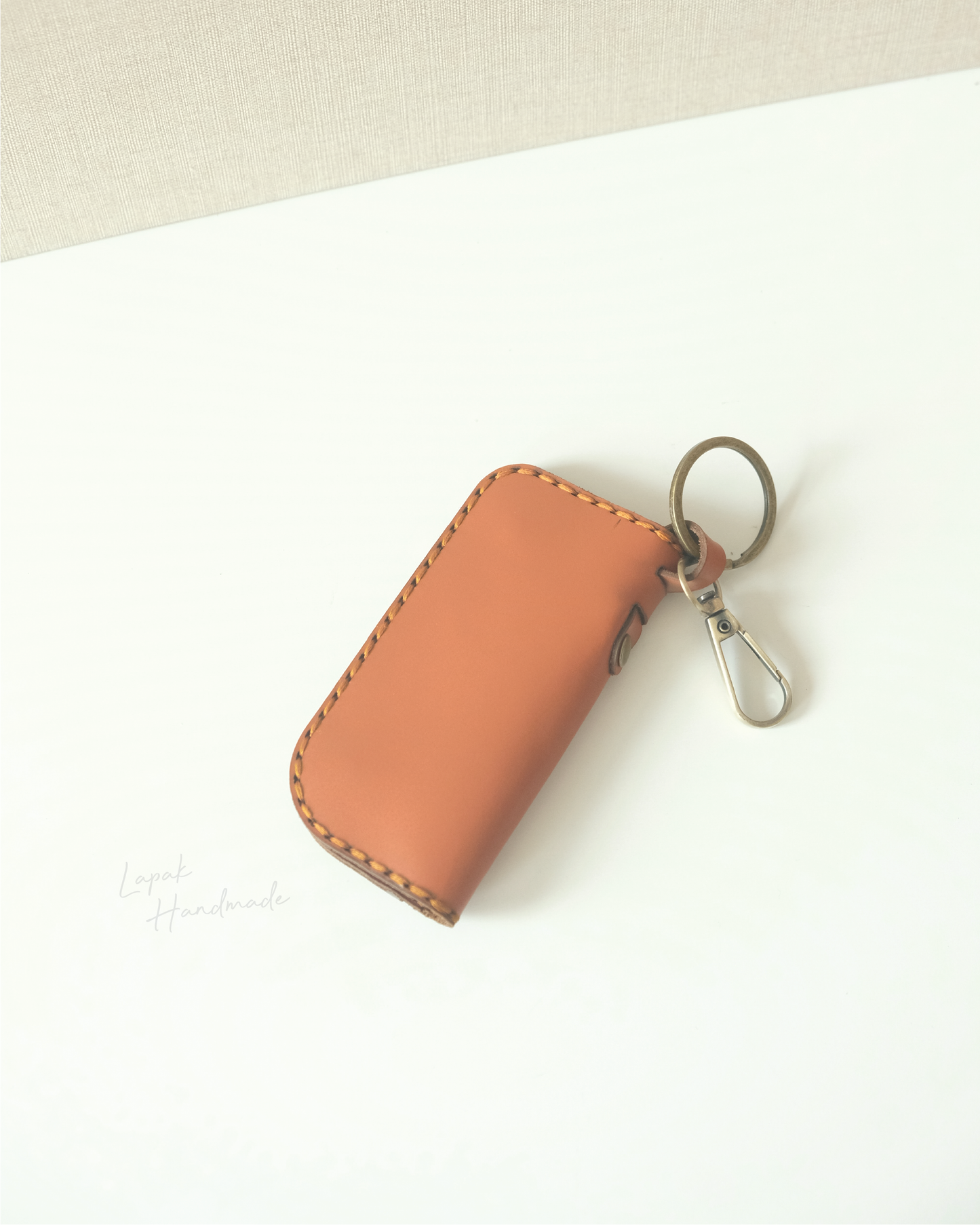 Car Key Holder in Brown