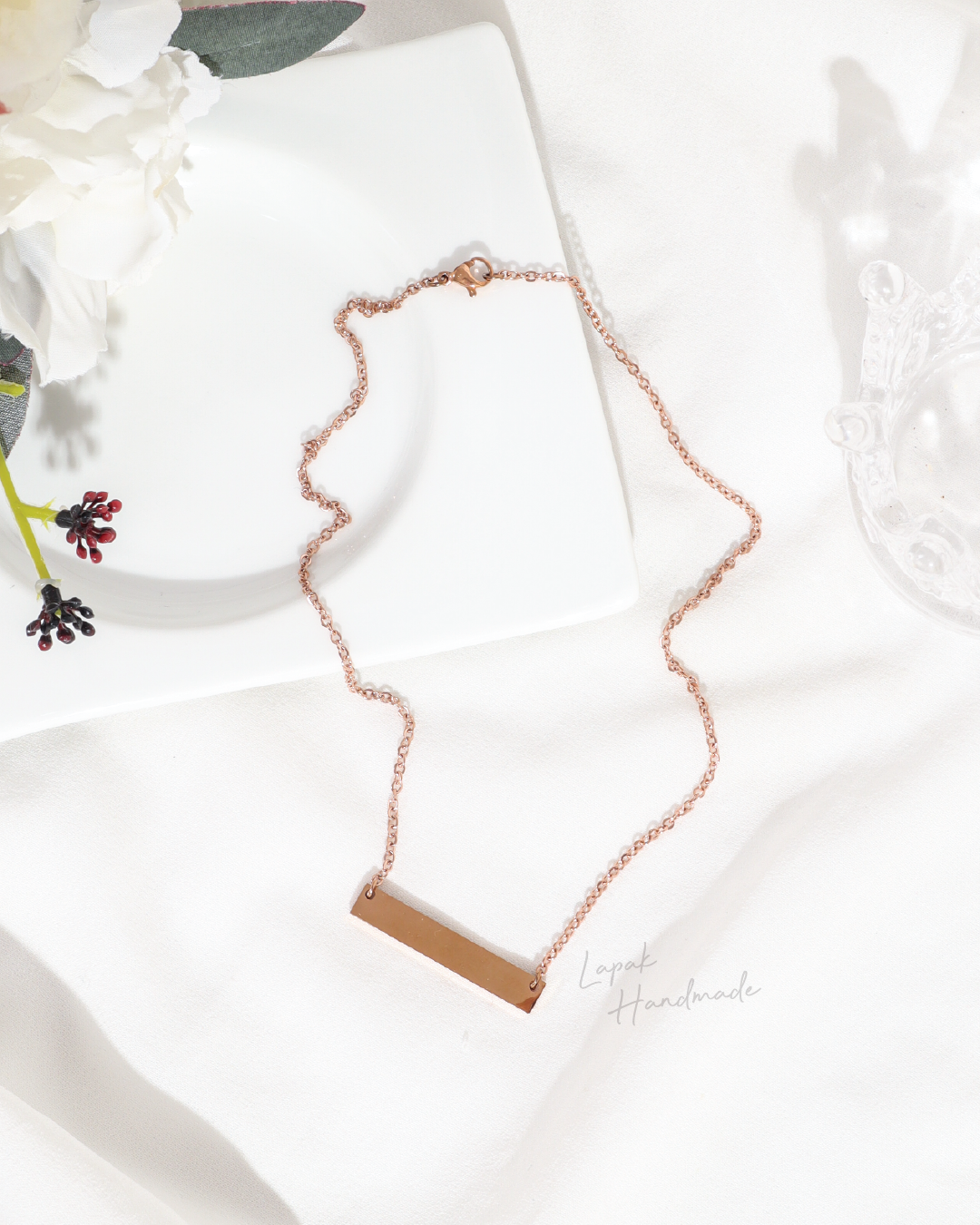 Classic Necklace in Rosegold