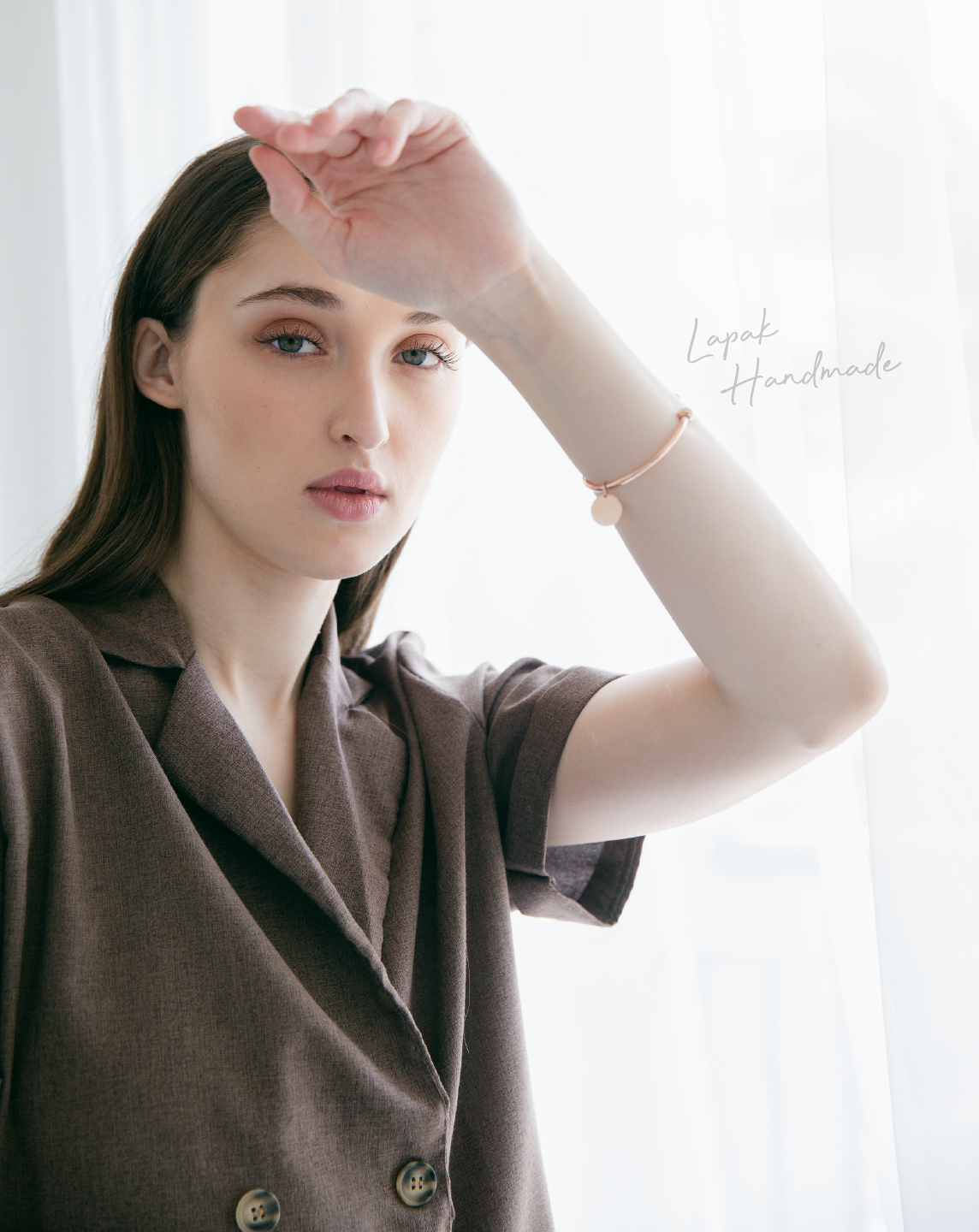 Coin Bangle in Rosegold