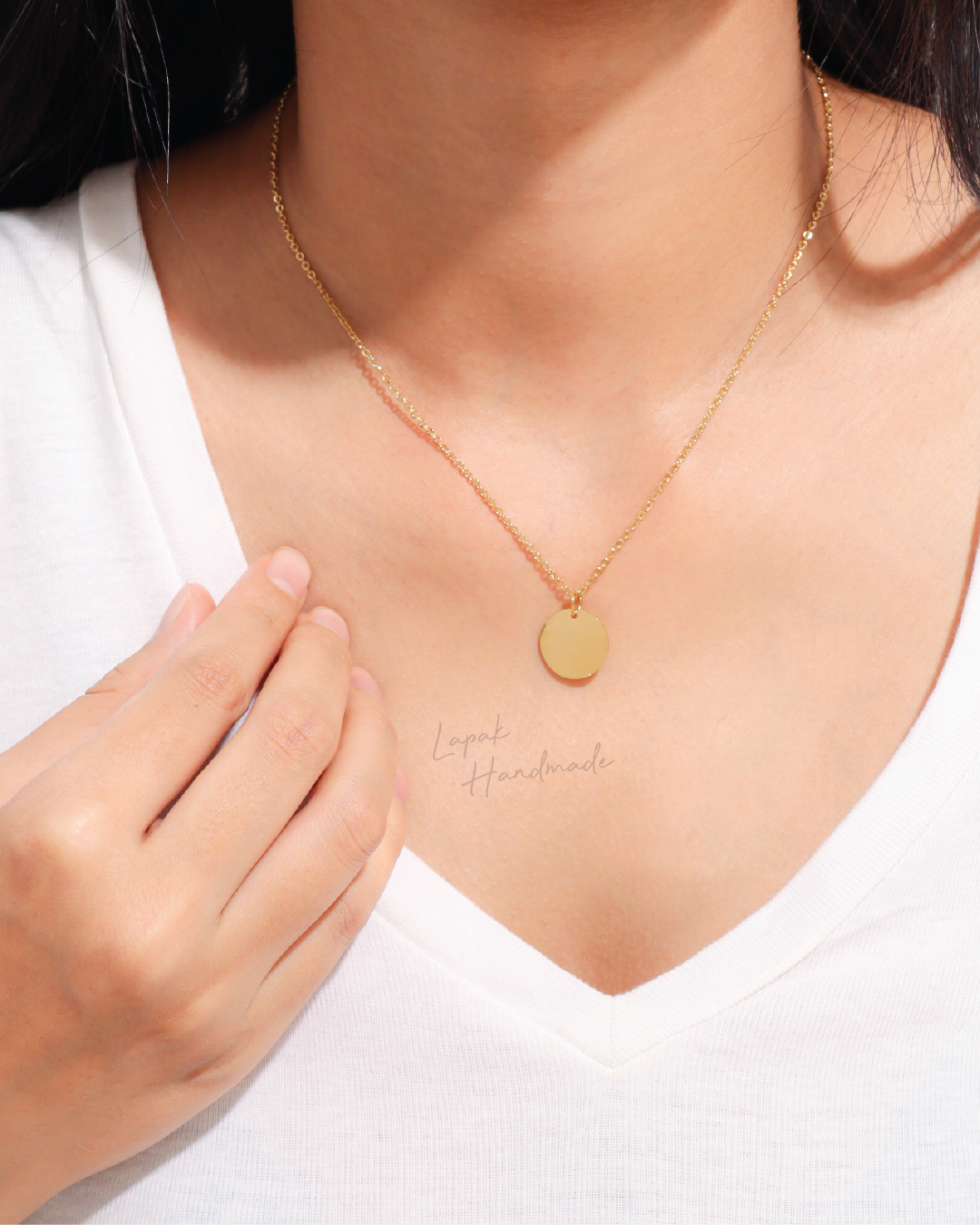 Coin Necklace in Gold