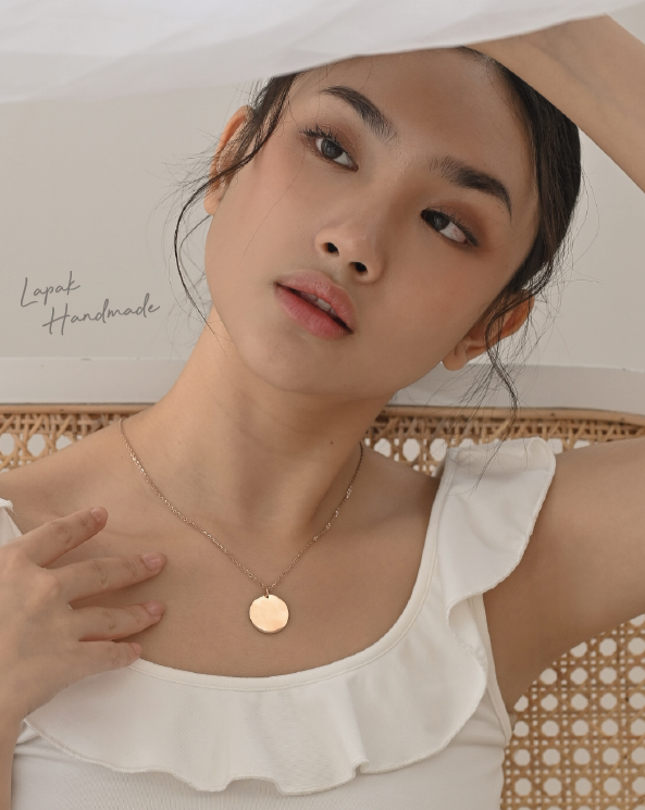 Lunar Necklace in Rosegold