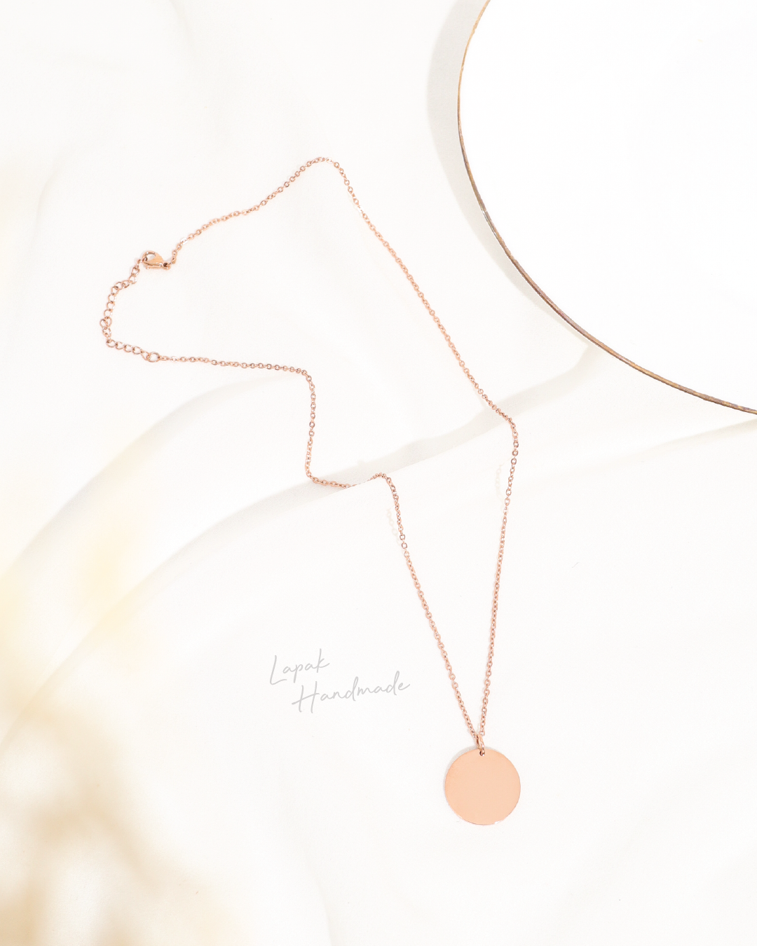 Lunar Necklace in Rosegold