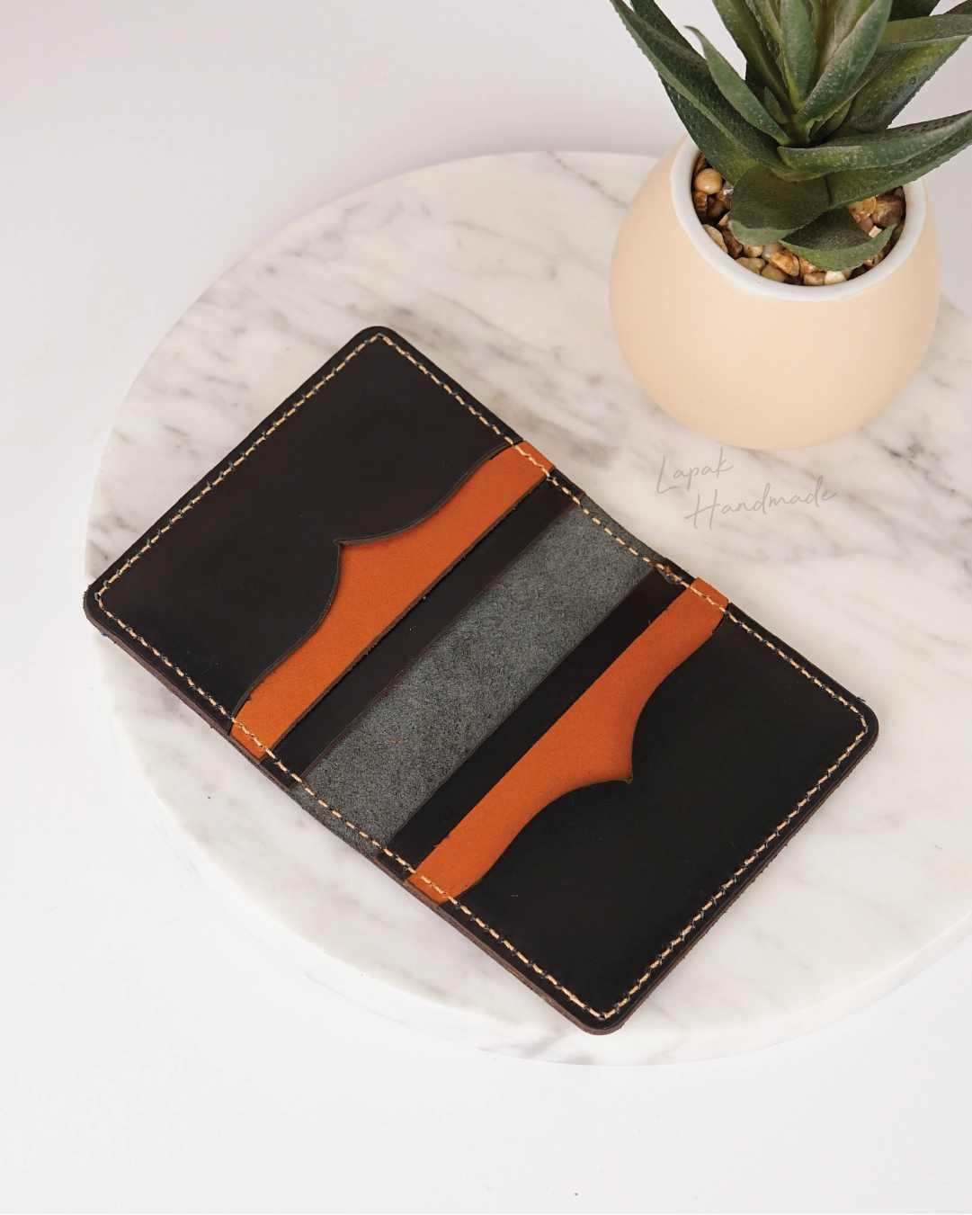 Pocket Card Holder in Black