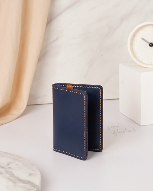 Pocket Card Holder in Navy