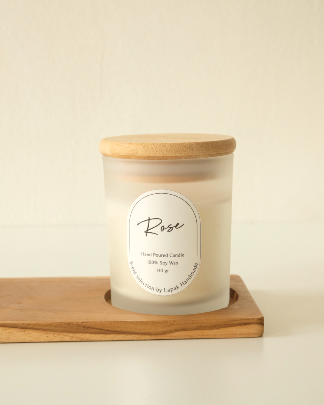 Home Scented Candle in Rose