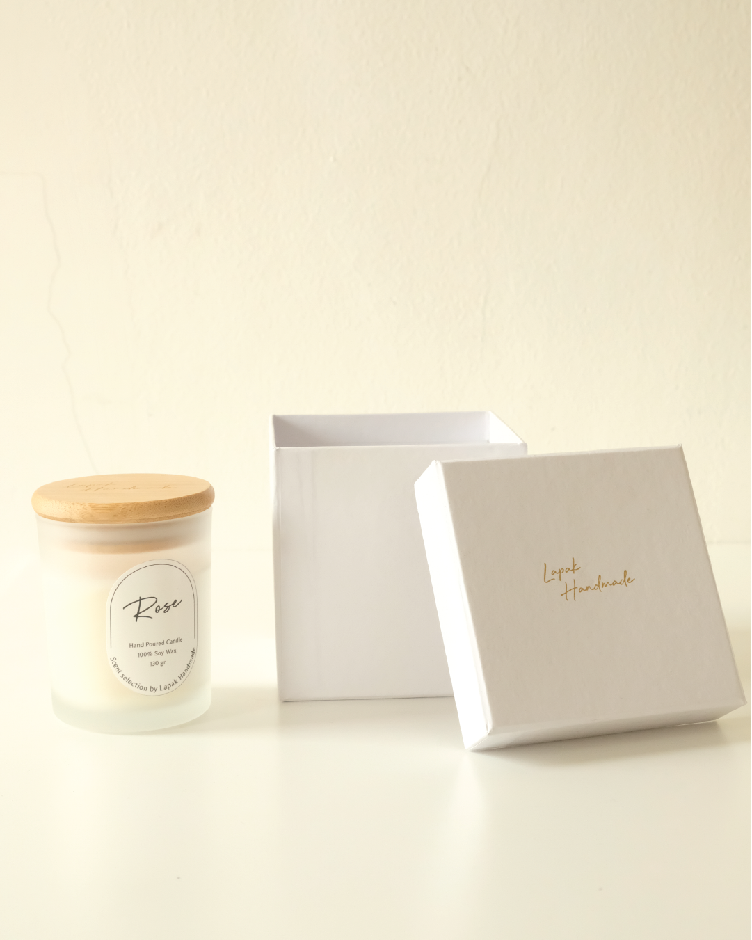 Home Scented Candle in Rose