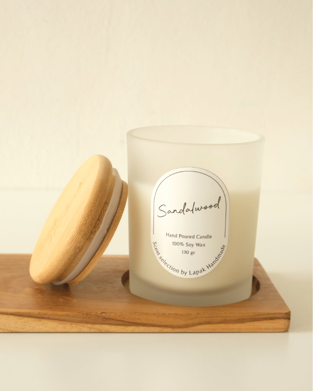 Home Scented Candle in Sandalwood