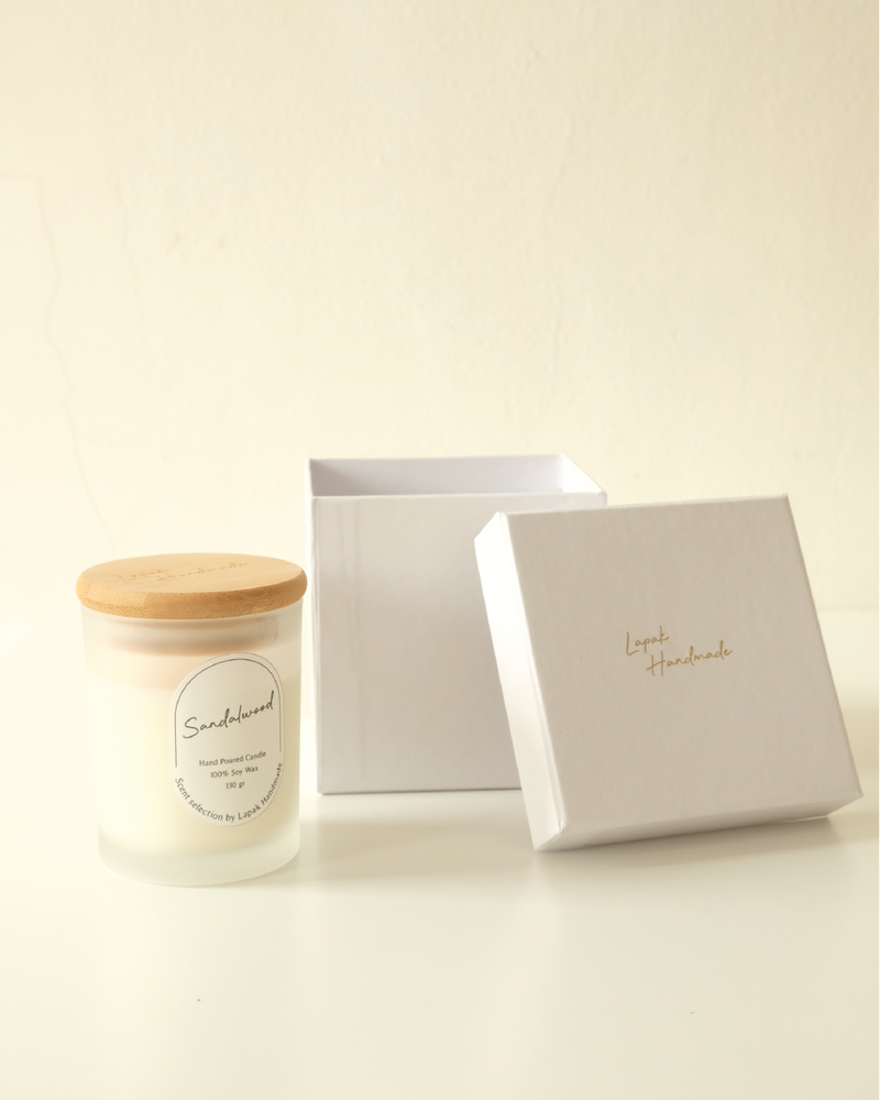 Home Scented Candle in Sandalwood