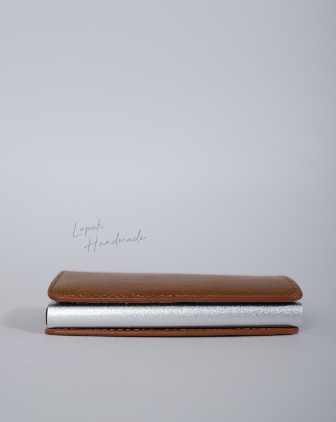 Slim Card Holder in Brown