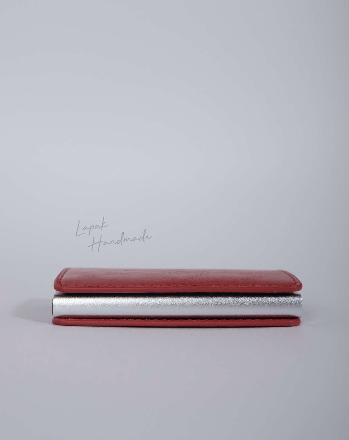 Slim Card Holder in Red