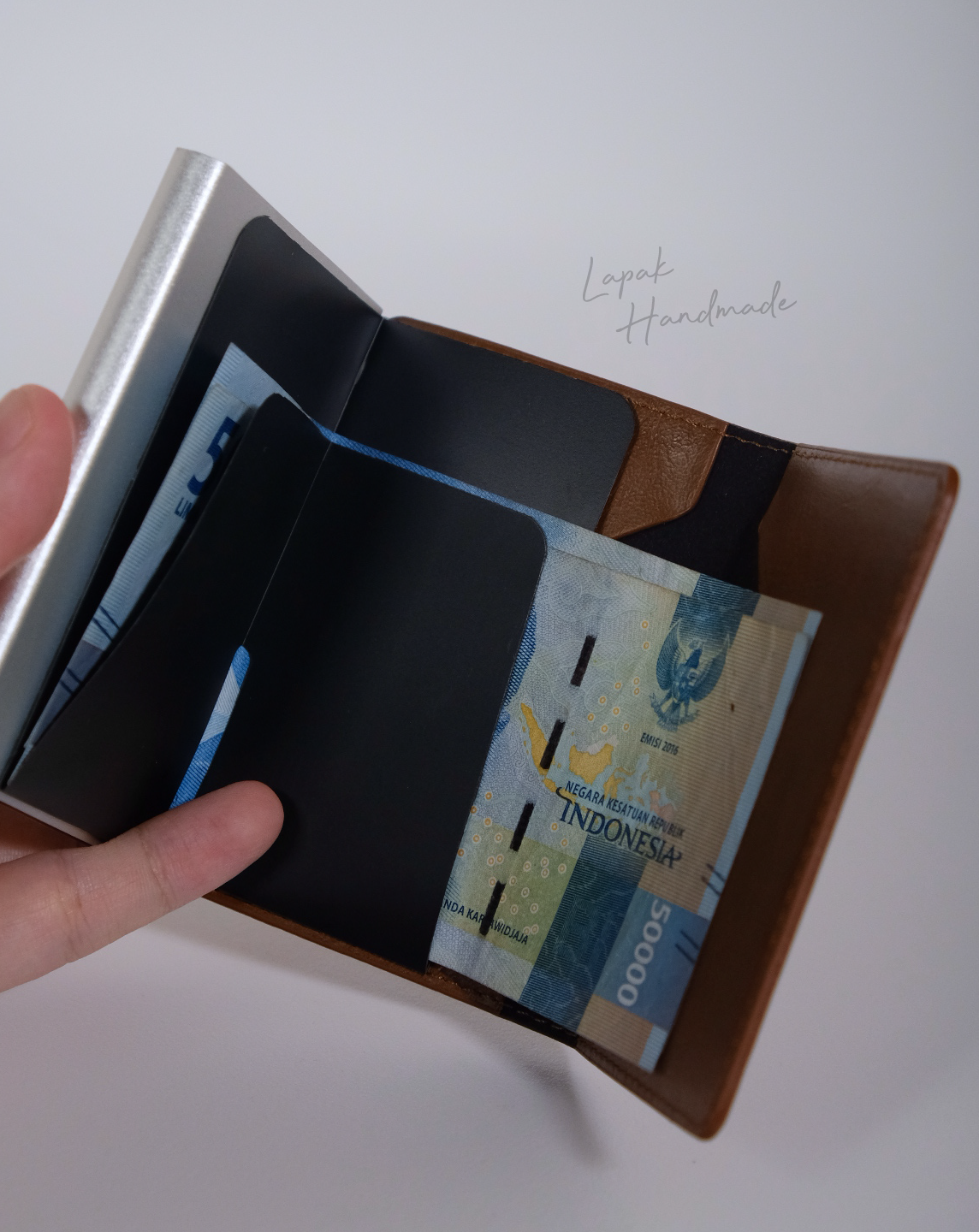 Slim Card Holder in Black